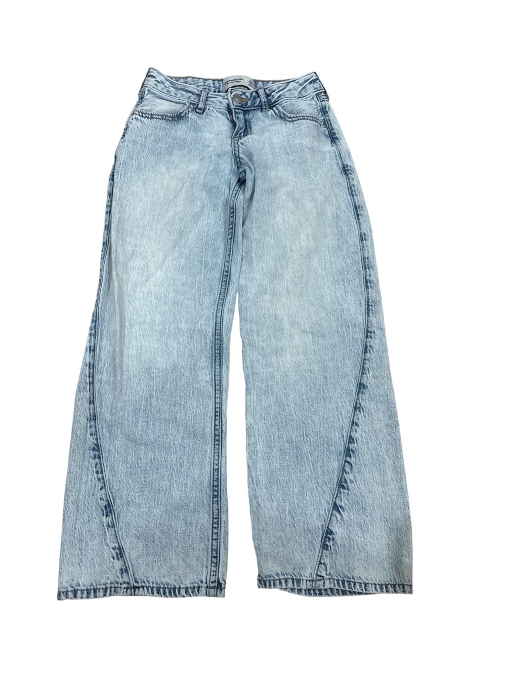 abercrombie kids Light Blue Wide Leg Jeans